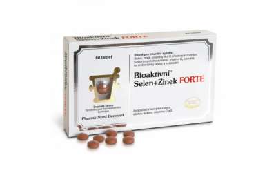 PHARMA NORD Bioaktivní Selen+Zinek FORTE - Селен+Цинк, 60 таблеток